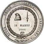 Brescia. Médaille en argent 1797, ... 
