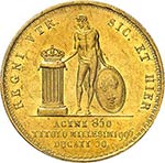 Naples, Ferdinand II (1830-1859). 30 ducats ... 
