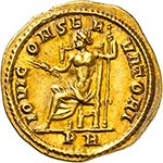 Diocletien (284-305). Aureus 289-290, ... 