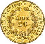 Victor Emmanuel II (1849-1861). 20 lire ... 