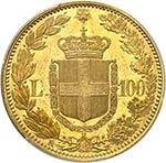 Umberto Ier (1878-1900). 100 lire 1883 R, ... 