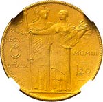 Victor Emmanuel III (1900-1946). 20 lire ... 