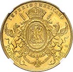 Maximilien Ier (1864-1867). 20 pesos 1866 ... 