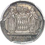 Honoré V (1819-1841). 1/4 de franc 1838, ... 