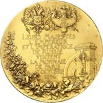 Nicolas II (1894-1917). Médaille en or ... 
