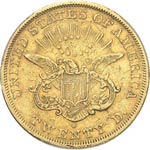 20 dollars Liberty 1850, New-Orléans no ... 