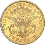 20 dollars Liberty 1867, Philadelphie. Av. ... 