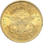 20 dollars Liberty 1873, Philadelphie, 3 ... 