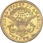 20 dollars Liberty 1875 CC, Carson City. Av. ... 