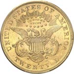20 dollars Liberty 1876 S, San Francisco. ... 