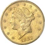 20 dollars Liberty 1882 ... 