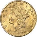 20 dollars Liberty 1890 ... 