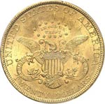 20 dollars Liberty 1893, Philadelphie. Av. ... 
