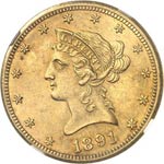 10 dollars Liberty 1891 ... 