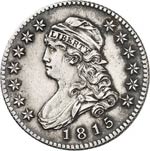 25 cents 1815. Av. Buste ... 