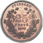 25 cents 1870, essai sur flan bruni en ... 