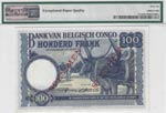 Banque du Congo Belge. 100 francs spécimen ... 