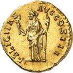 Marc Aurèle (161-180). Aureus 170, Rome. ... 