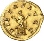 Volusien (251-253). Aureus, Rome. Av. Buste ... 