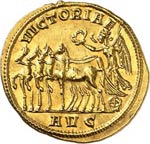 Probus (276-282). Aureus, Serdica. Av. Buste ... 