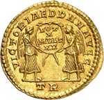 Constantin II (337-350). Solidus 337, ... 