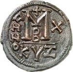 Justin II avec Sophia (565-578). Follis 575, ... 