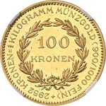 République (1918-1938). 100 couronnes 1923, ... 