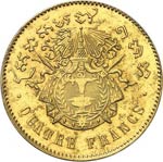 Norodom Ier (1860-1904). 4 francs 1860, ... 