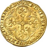 Charles IV (1322-1328). Royal d’or ... 