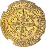 Charles VIII (1483-1498). Écu d’or au ... 