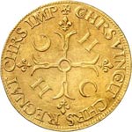 Henri II (1547-1559). Écu d’or aux ... 