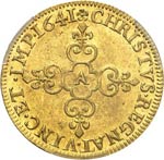 Louis XIII (1610-1643). Écu d’or 1641 A, ... 