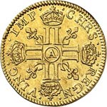 Louis XIII (1610-1643). ½ louis d’or à ... 