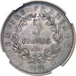 Napoléon II (1811-1832). 5 francs 1816, ... 