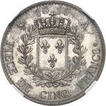Louis XVIII (1814-1824). 5 francs 1815 A, ... 