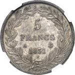 Louis Philippe Ier (1830-1848). 5 francs ... 