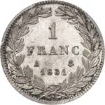 Louis Philippe Ier (1830-1848). 1 franc 1831 ... 