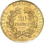 II République (1848-1852). 20 francs or ... 
