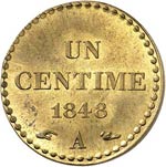 IIe République (1848-1852). 1 centime 1848, ... 