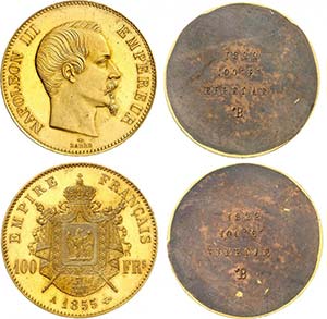 Napoléon III (1852-1870). 100 francs ... 