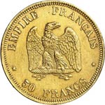 Napoléon III (1852-1870). 50 francs 1854, ... 