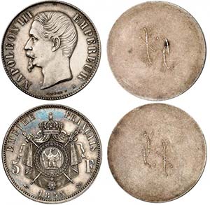 Napoléon III (1852-1870). 5 francs ... 