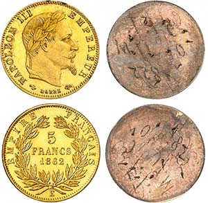 Napoléon III (1852-1870). 5 francs ... 