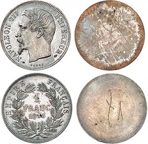 Napoléon III (1852-1870). 1 franc ... 