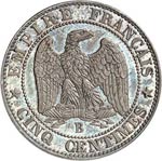 Napoléon III (1852-1870). 5 centimes 1854 ... 
