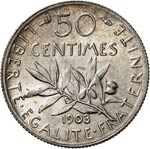 IIIe République (1870-1940). 50 centimes ... 