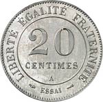 IIIe République (1870-1940). 20 centimes ... 