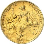 IIIe République (1870-1940). 5 centimes ... 