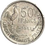 IVe République (1947-1958). 50 francs ... 