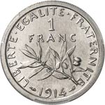Ve République (1958 à nos jours). 1 franc ... 